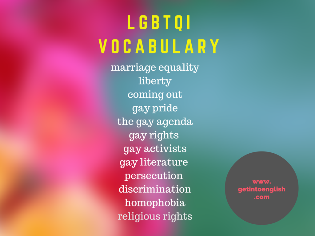 LGBTQI Vocabulary